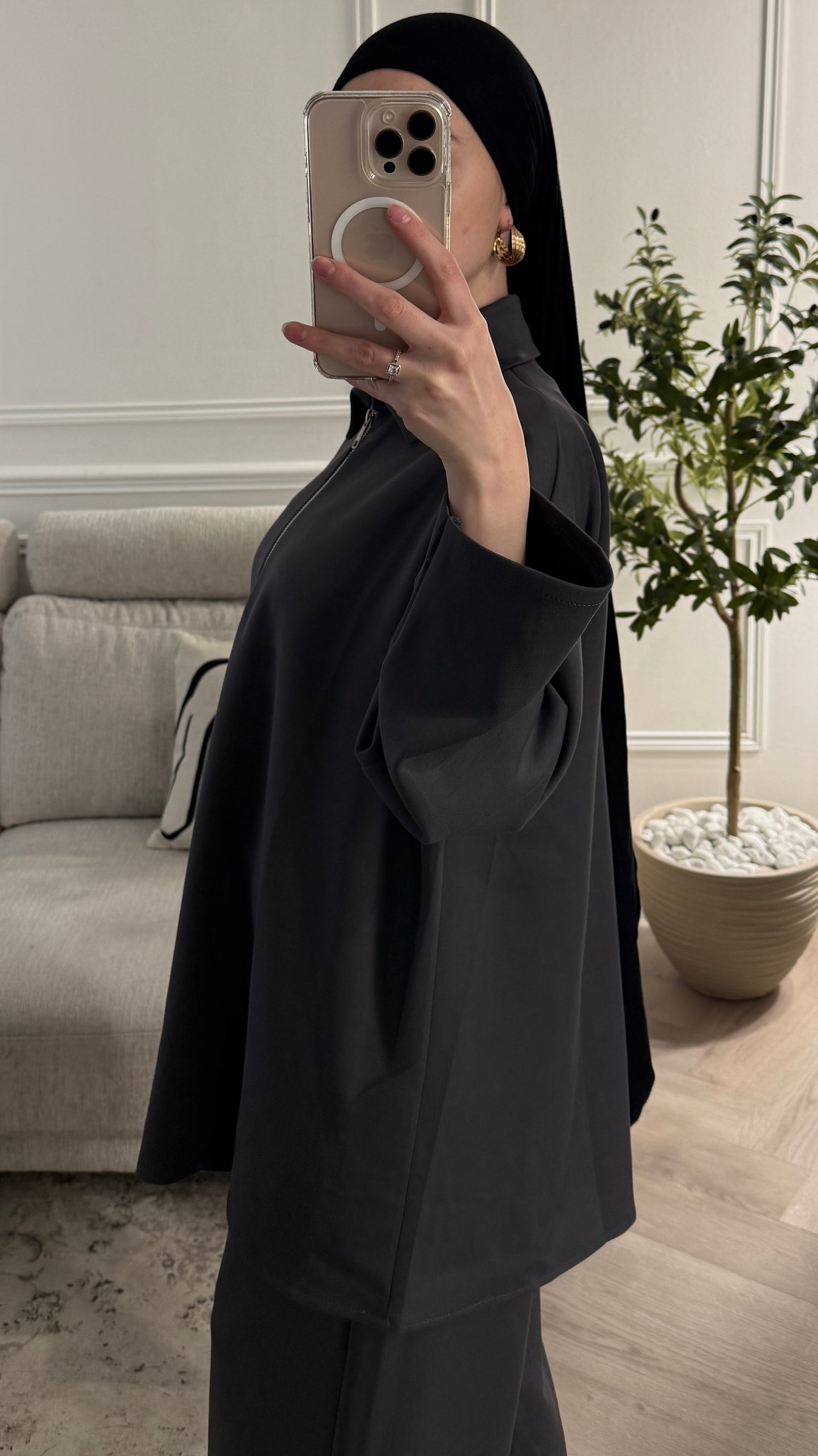 Ensemble jogging doux | Gris