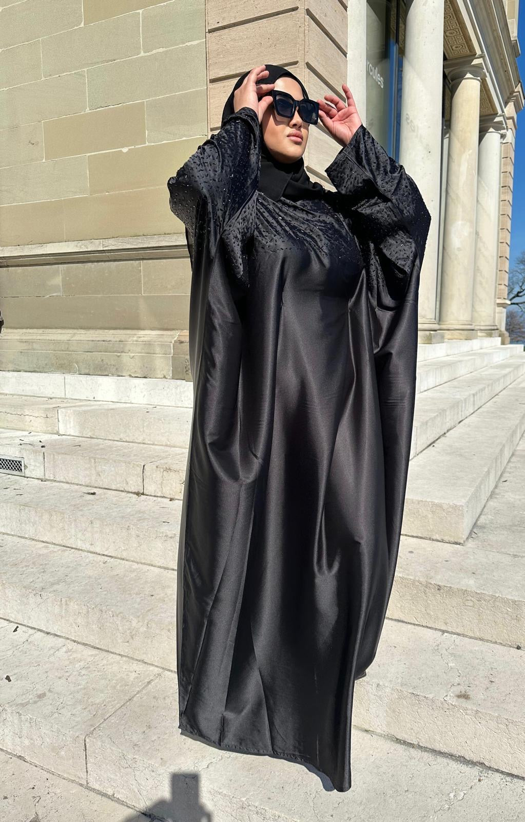 Abaya Farasha Noir - Persya