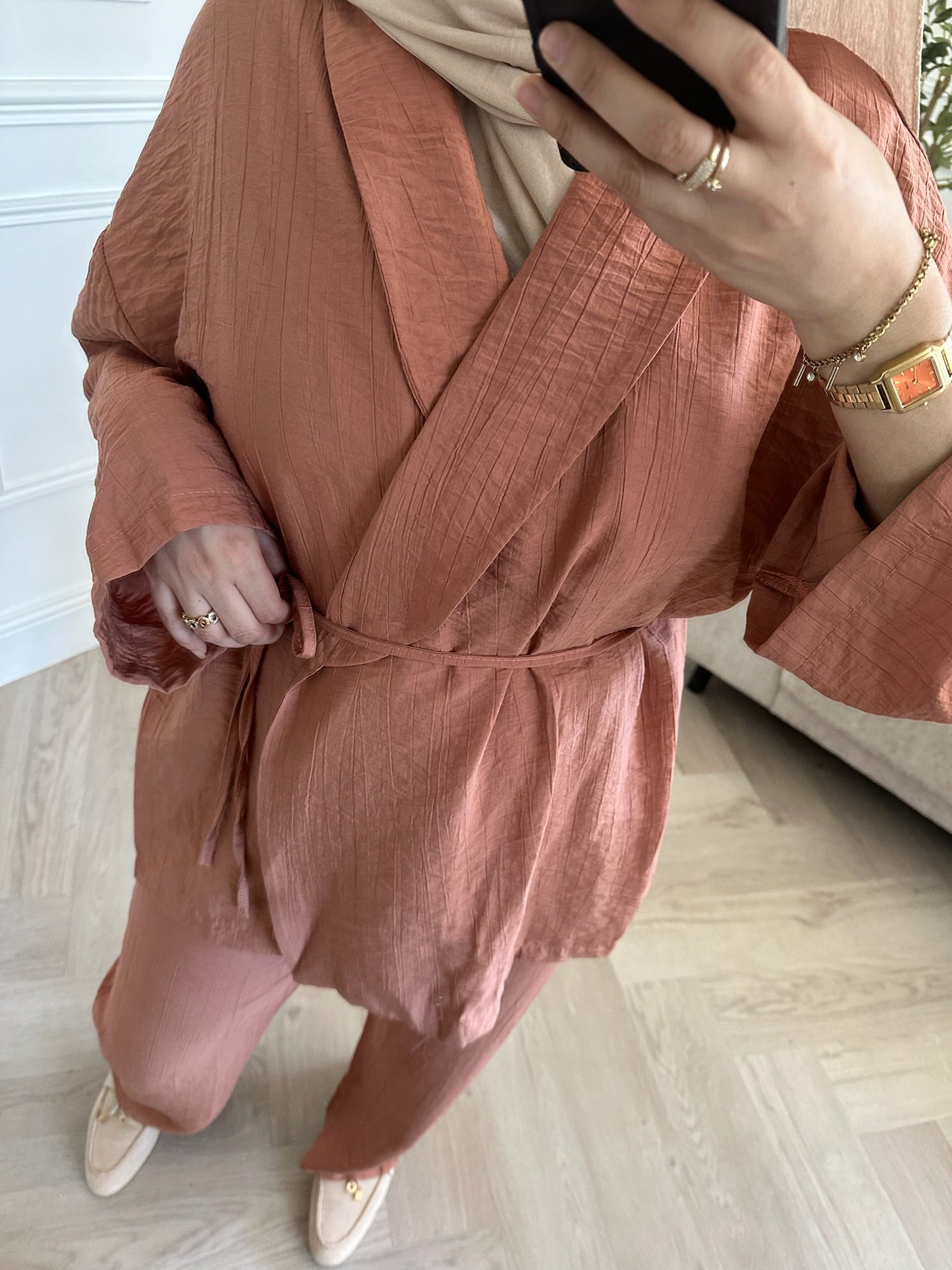 Ensemble Blazer Pantalon - Terracotta - Persya