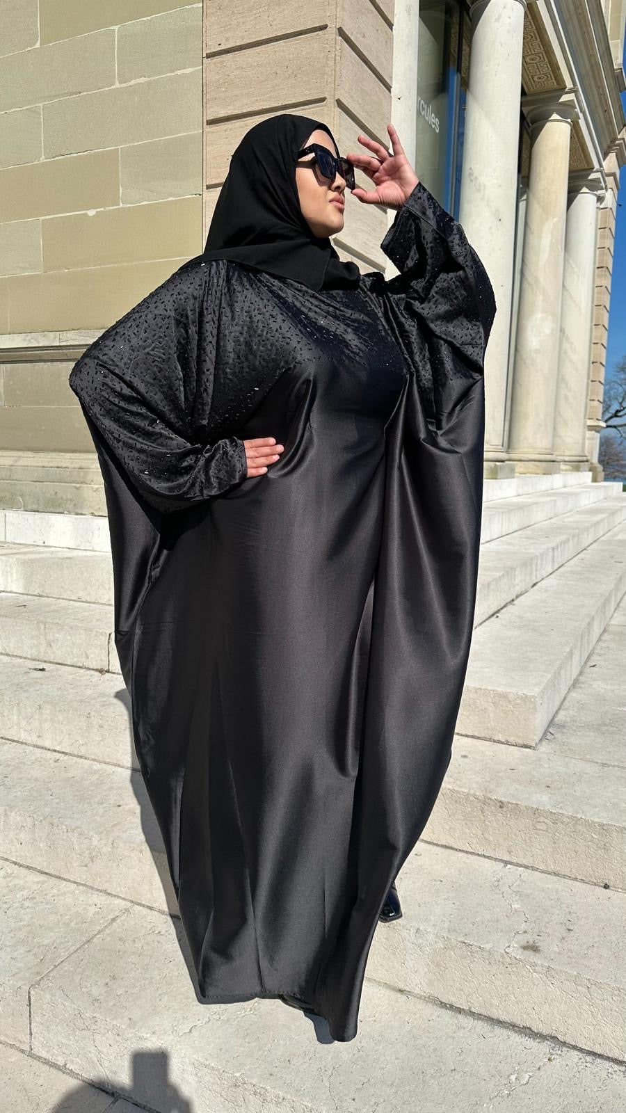Abaya Farasha Noir - Persya
