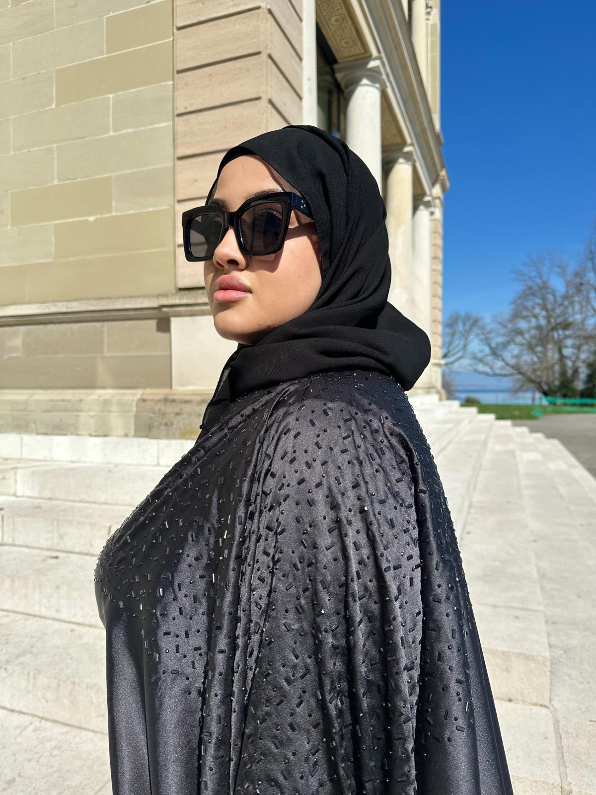Abaya Farasha Noir - Persya