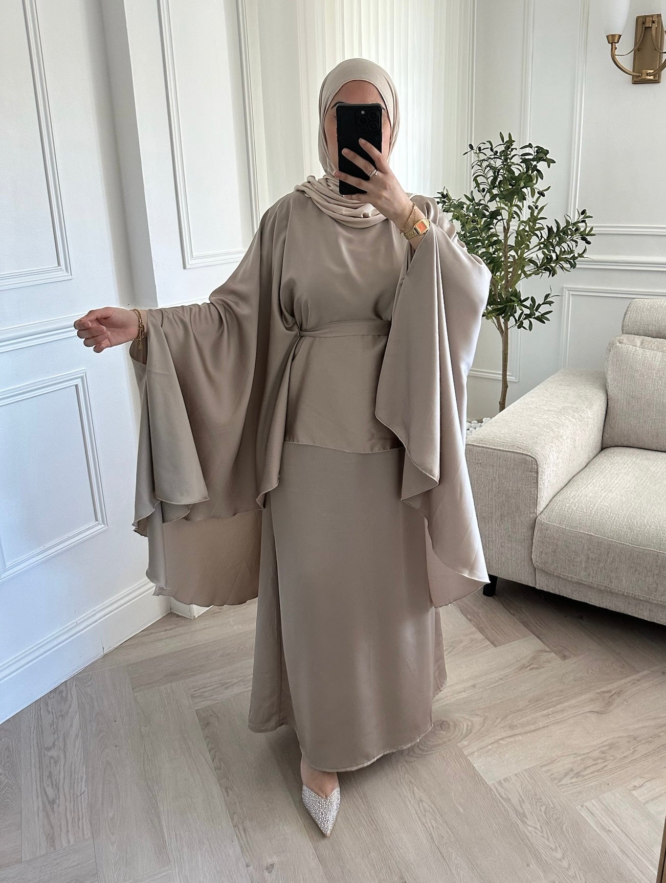 Ensemble Jupe & Haut - Taupe - Persya