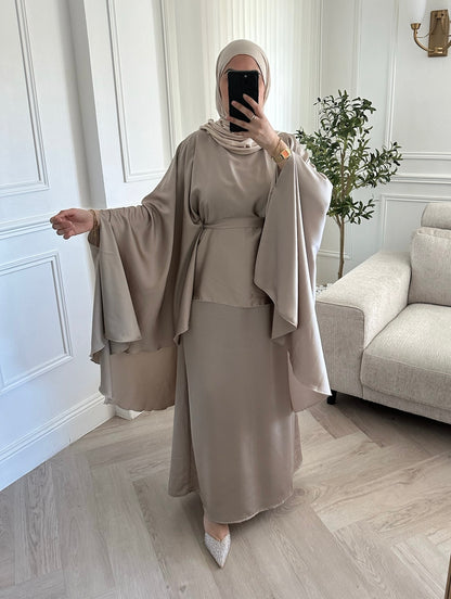 Ensemble Jupe & Haut - Taupe - Persya