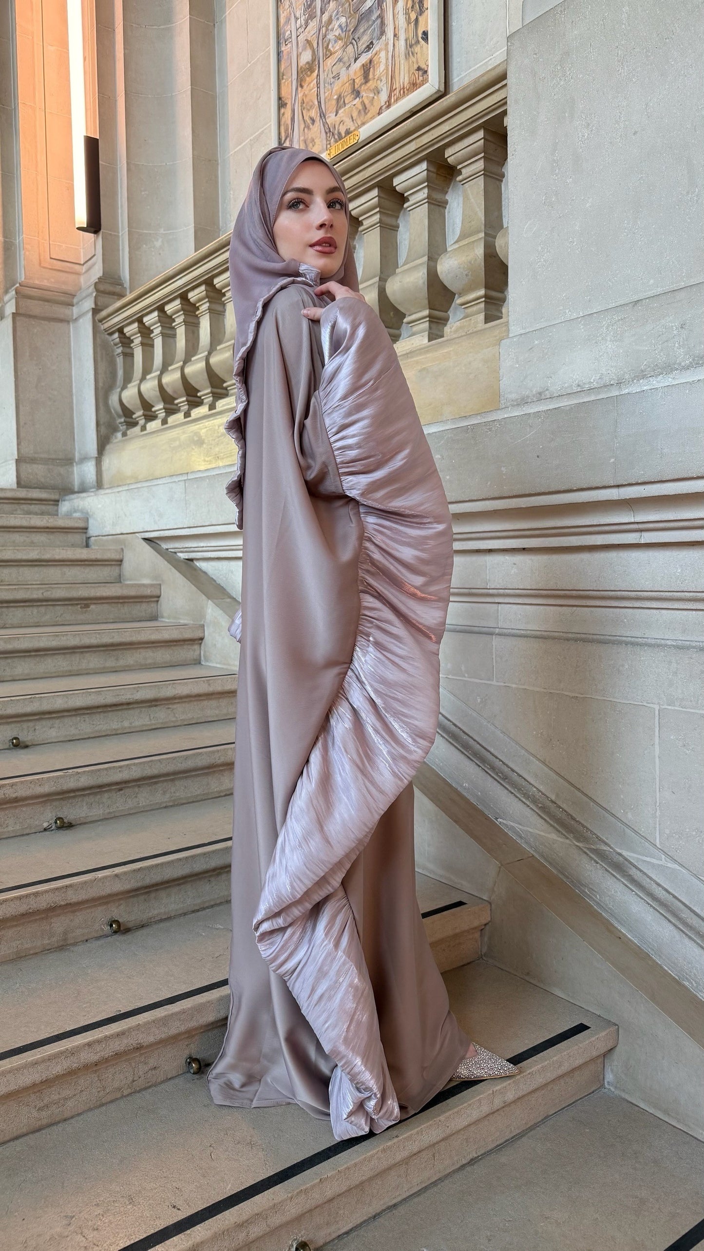 Abaya de dubaï | Farasha Nude