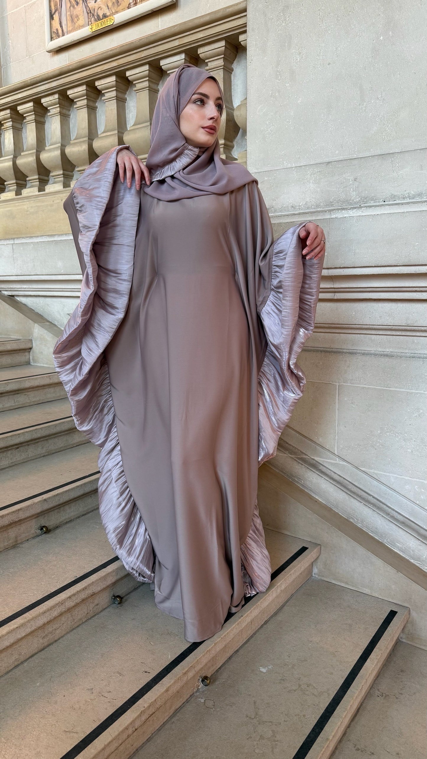 Abaya de dubaï | Farasha Nude